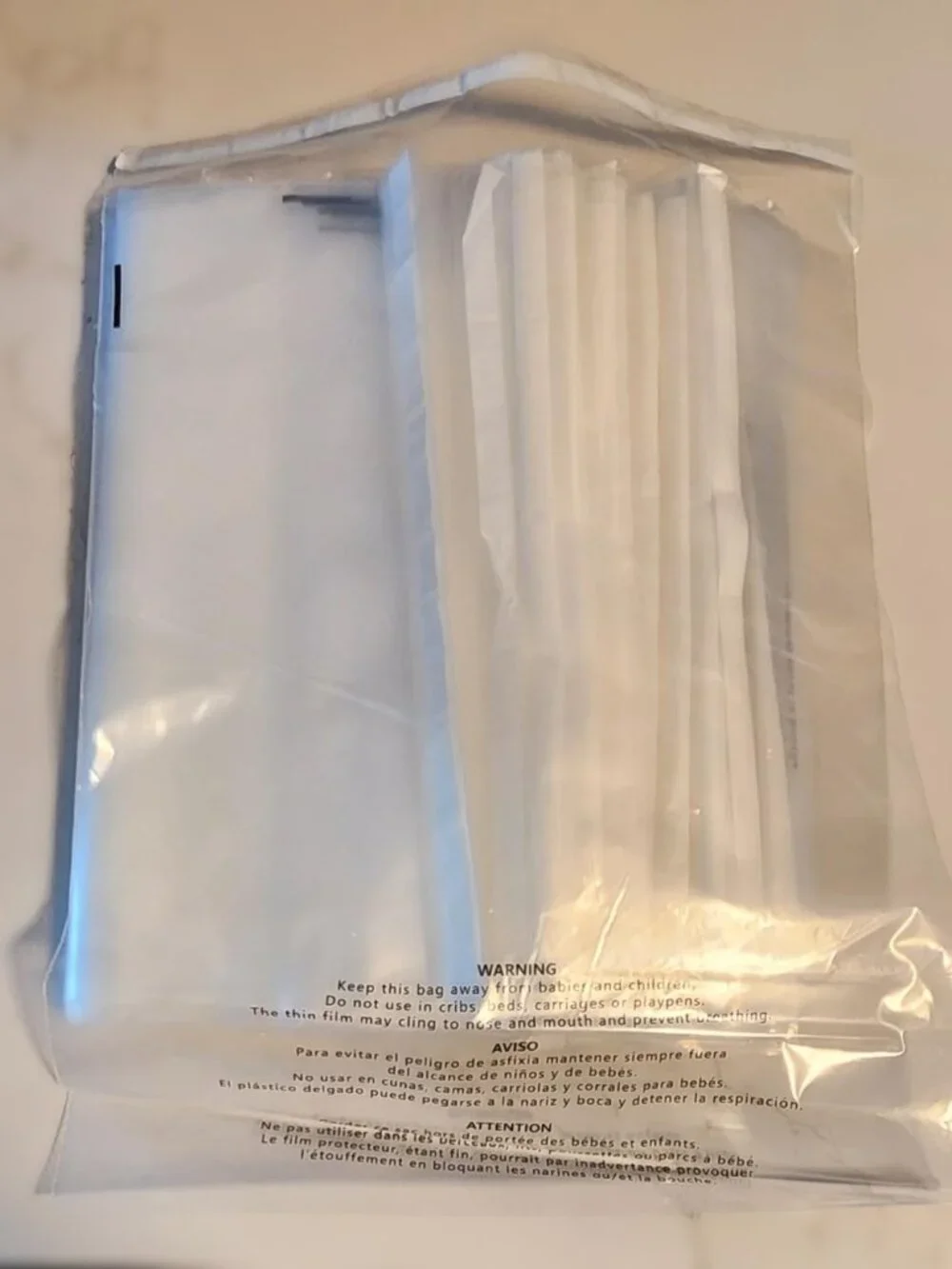 New: Clear Poly Bags, 12